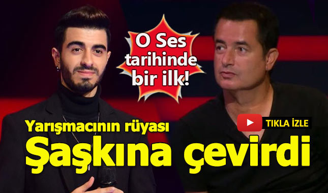 O Ses Türkiye yarışmacısı Acun'u seçti