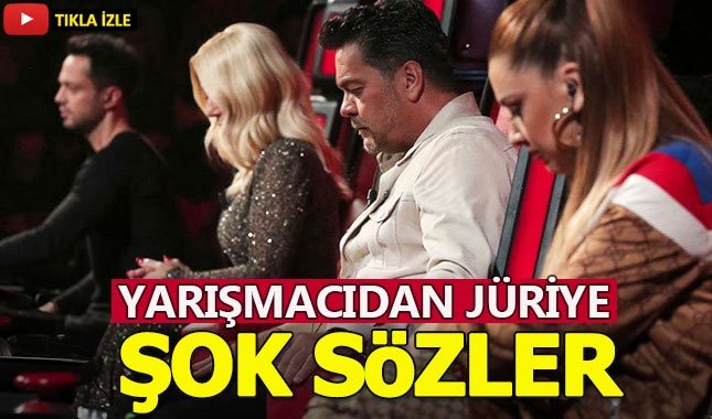 O Ses Türkiye'de yarışmacıdan jüriye şok sözler!