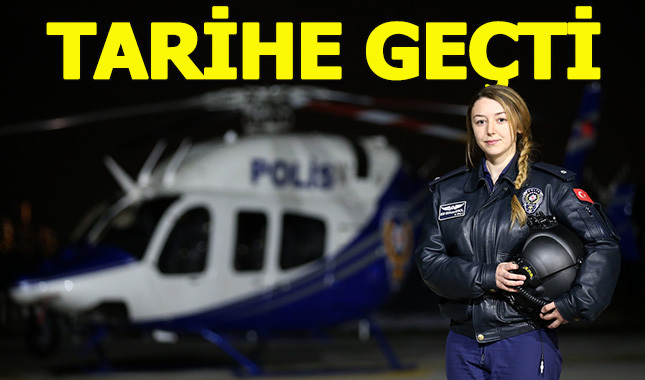 O kadın tarihe geçti