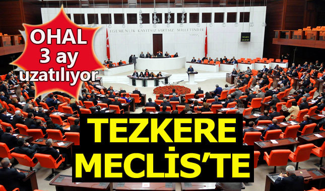 OHAL tezkeresi TBMM Başkanlığı'nda