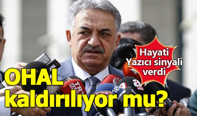 OHAL kalkıyor mu? Hayati Yazıcı'dan önemli açıklamalar