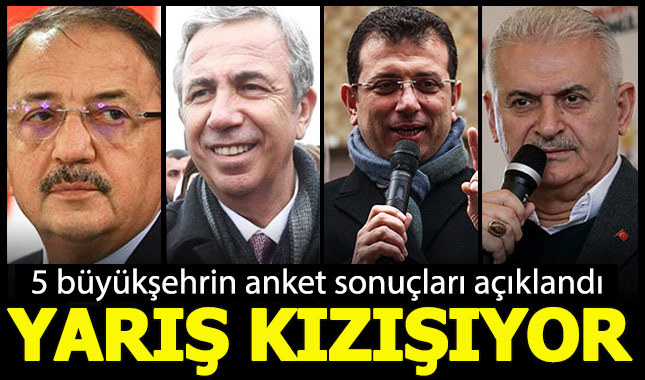 ORC, 5 büyükşehirdeki anket sonuçlarını açıkladı