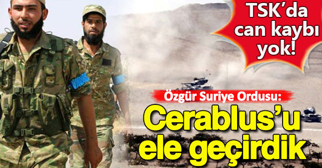 ÖSO: Cerablus'u ele geçirdik