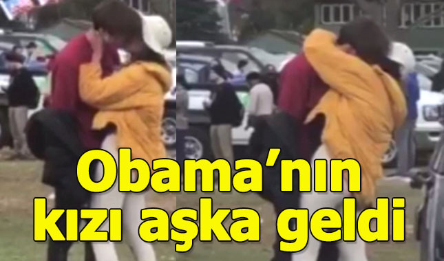 Obama'nın kızı sevgilisiyle uygunsuz şekilde yakalandı