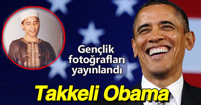 Obama'nın takkeli hali ilk kez ortaya çıktı