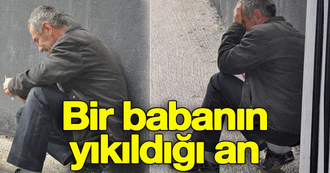 Oğlunun ölüsünü teşhis eden babanın yıkıldığı an
