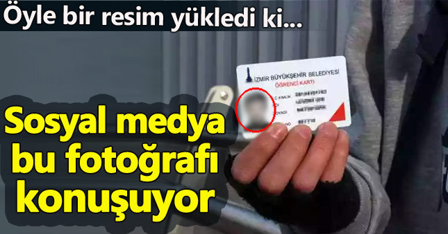 Öğrenci kimliği için kendi fotoğrafı kabul edilmeyince...