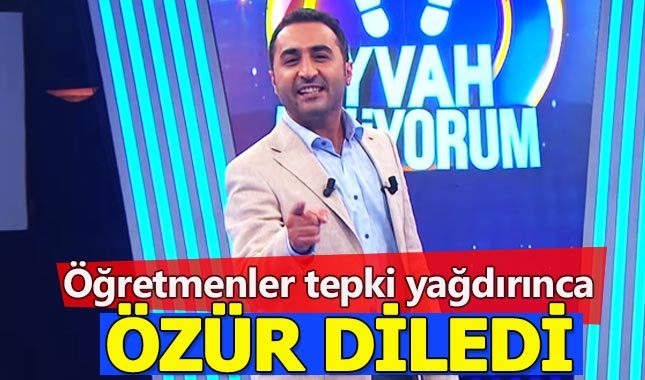 Öğretmenler tepki yağdırdı! Eyvah Düşüyorum'dan özür geldi