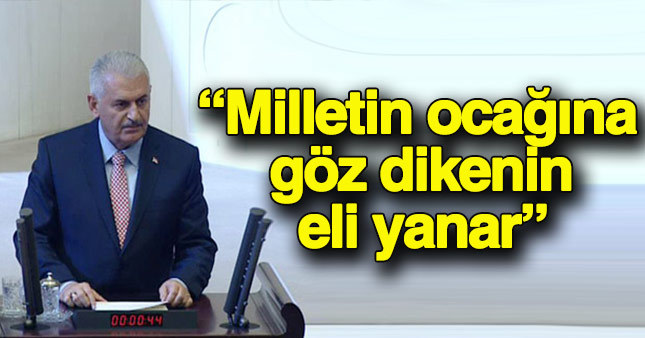Olağanüstü toplanan TBMM'de Binali Yıldırım açıklamalarda bulundu