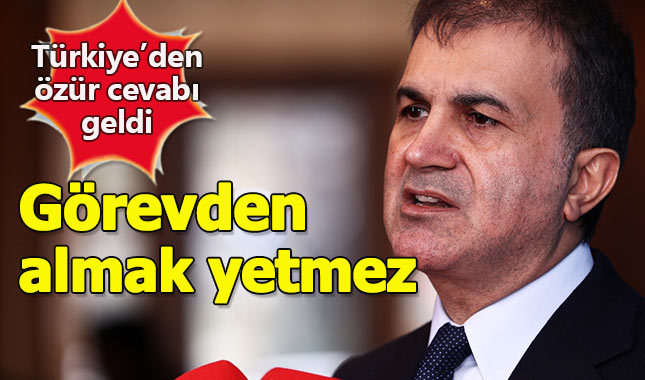 Ömer Çelik'ten NATO'nun özrüne cevap