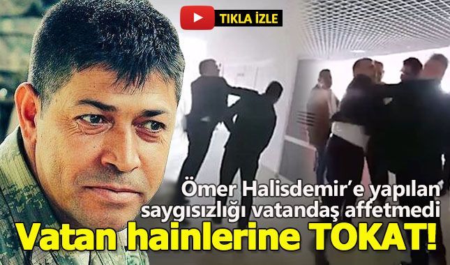 Ömer Halisdemir'in Afişini İndirenleri tokatlayan vatandaş!