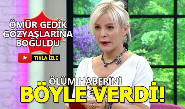 Ömür Gedik acı haberi trafikte aldı