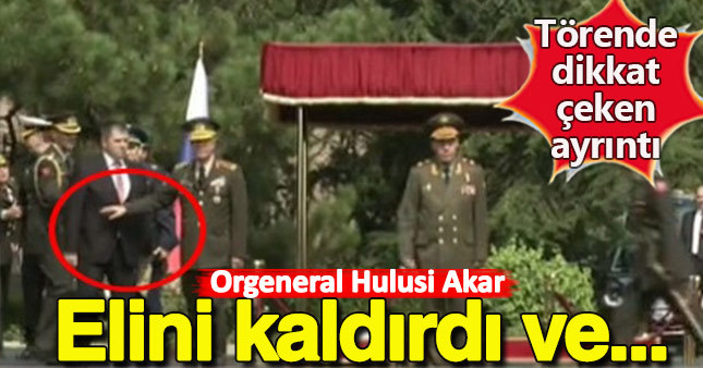 Org. Akar'dan dikkat çeken hareket
