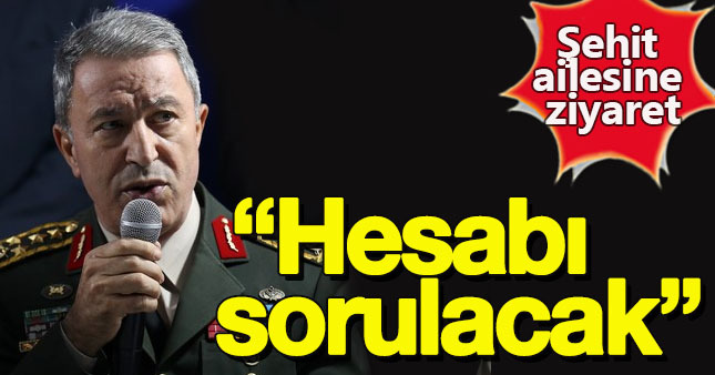Orgeneral Akar şehit ailesini ziyaret etti