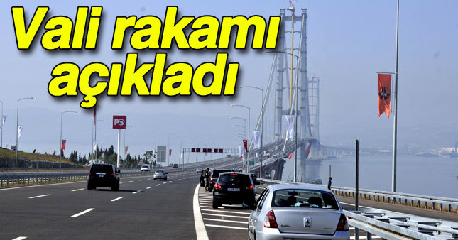 Osmangazi Köprüsü'nden 400 bin kişi geçti