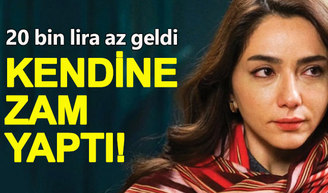Öykü Gürman'a 20 bin lira az geldi!