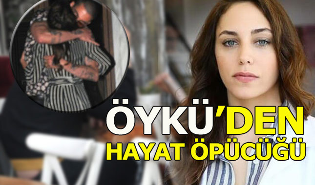 Öykü Karayel'den sevgilisi Can Bonomo'ya hayat öpücüğü