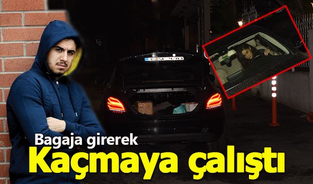 Ozan Tufan'ın bagajda kaçış denemesi