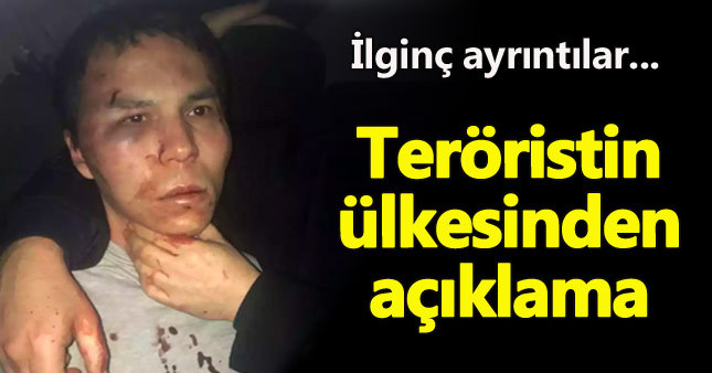 Özbekistan'dan Reina saldırganı açıklaması