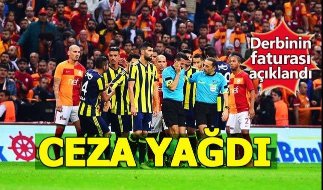 PFDK, Galatasaray ve Fenerbahçe'ye ceza yağdırdı
