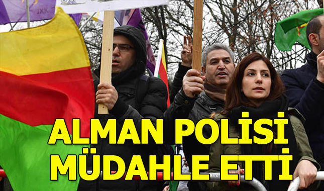 PKK yandaşlarına Berlin'de polis müdahalesi