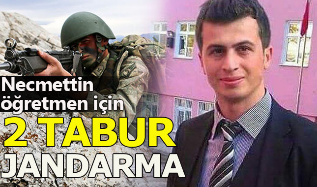 PKK'lıların kaçırdığı Necmettin öğretmen için büyük operasyon