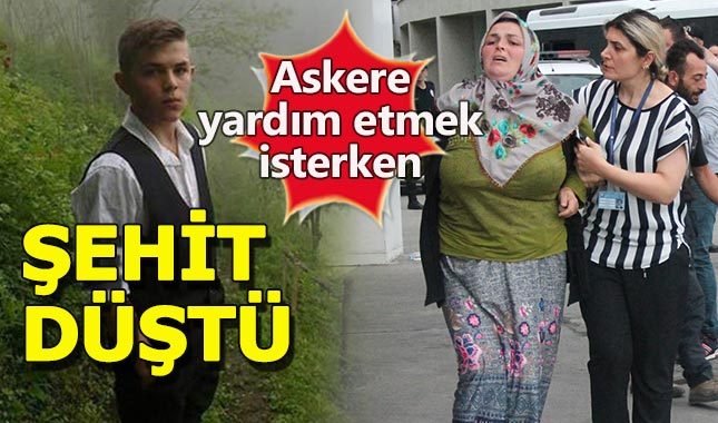 PKK'nın Maçka'da şehit ettiği 15 yaşındaki Eren'in ailesi sinir krizi geçirdi