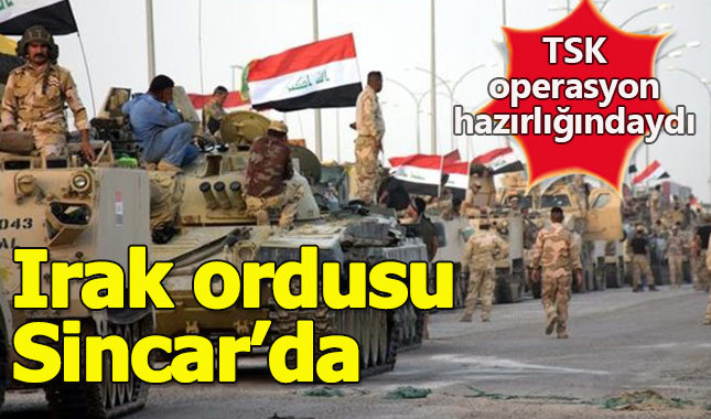 PKK'nın terk ettiği Sincar'da Irak ordusu konuşlandı