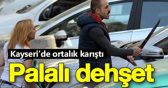 Palalı sürücü trafikte dehşet saçtı