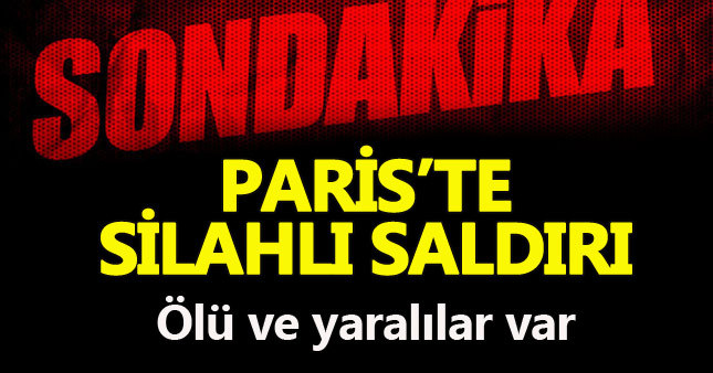 Paris'te polise silahlı saldırı