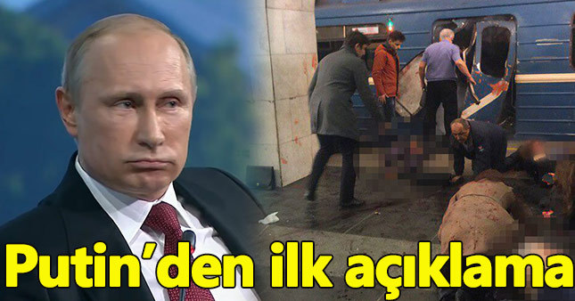 Patlama sonrası Putin'den ilk açıklama