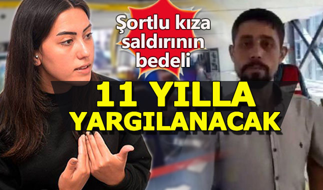 Pendik'te şortlu kıza saldıran zanlı hakkında 11 yıl hapis istemi