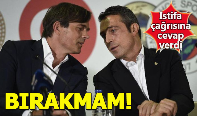 Philip Cocu'dan istifa cevabı: Bırakmam