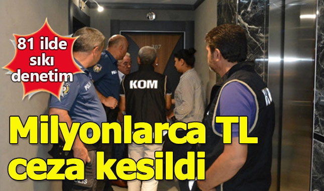 Polis ekipleri günübirlik evlere ceza yağdırdı