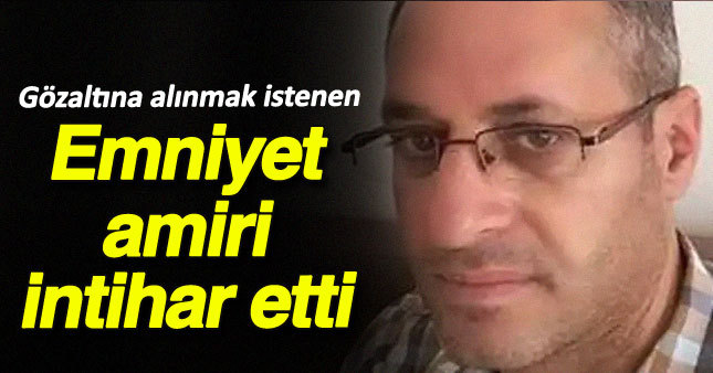 Polislerin önünde kafasına sıktı