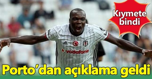 Porto'dan Aboubakar'la ilgili resmi açıklama geldi