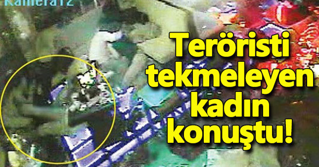 Reina saldırganını tekmeleyen kadın konuştu