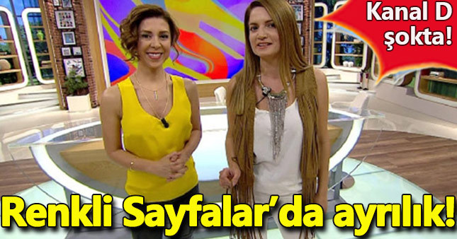 Renkli Sayfalar'da şok ayrılık