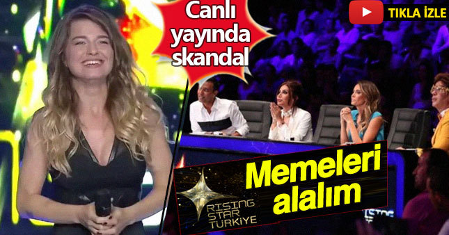 Rising Star Türkiye'de kameramana şok talimat