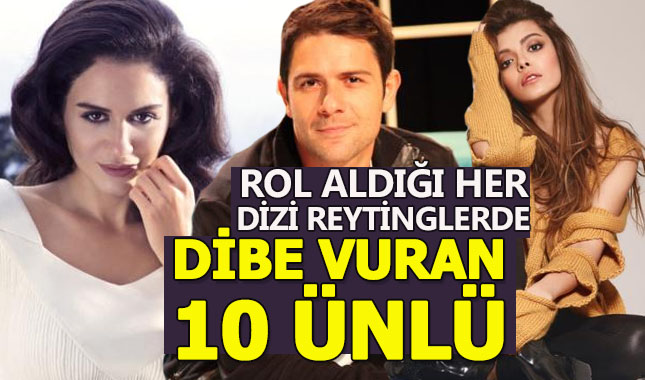 Rol aldıkları her dizi hayal kırıklığı yaratan 10 ünlü isim...