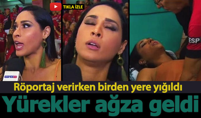 Röportaj verirken yere yığılıp yürekleri ağza getirdi