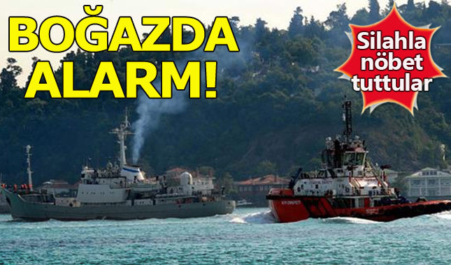Rus istihbarat gemisi boğazdan geçti