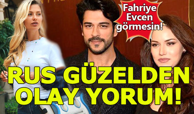 Rus modelden, Bural Özçivit'in fotoğrafına olay yorum!