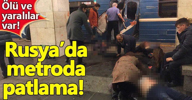 Rusya'da metroda patlama! (Rusya patlama - Rusya metro patlama - Rusya terör)