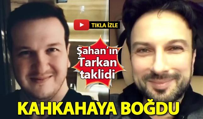 Şahan Gökbakar'ın Tarkan taklidi gülmekten kırdı geçirdi
