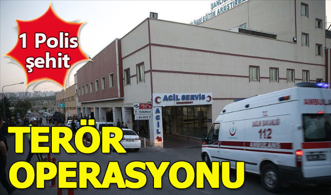 Şanlıurfa'da düzenlenen terör operasyonunda bir komiser yardımcısı şehit oldu
