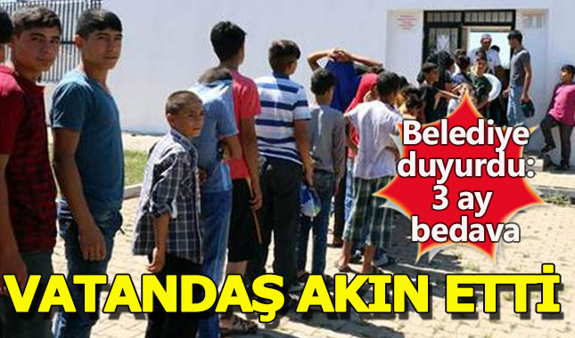 Şanlurfa Belediyesi aşırı sıcaktan dolayı havuzları ücretsiz yaptı