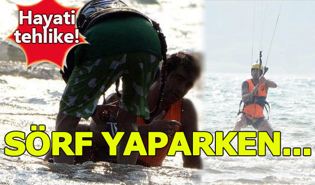 Sarp Levendoğlu sörf sırasında büyük tehlike atlattı! (Sarp Levendoğlu kimdir?)