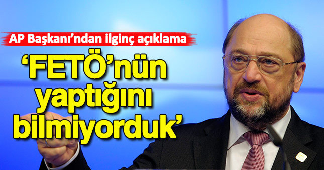Schulz'dan FETÖ açıklaması: Gerekli tepkiyi veremedik