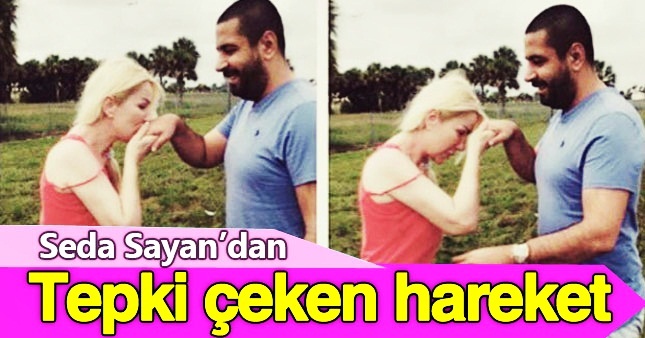 Seda Sayan kendisinden 20 yaş küçük sevgilisinin elini öptü